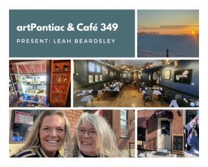 Leah Beardsley and Pat Forrest at Cafe 349